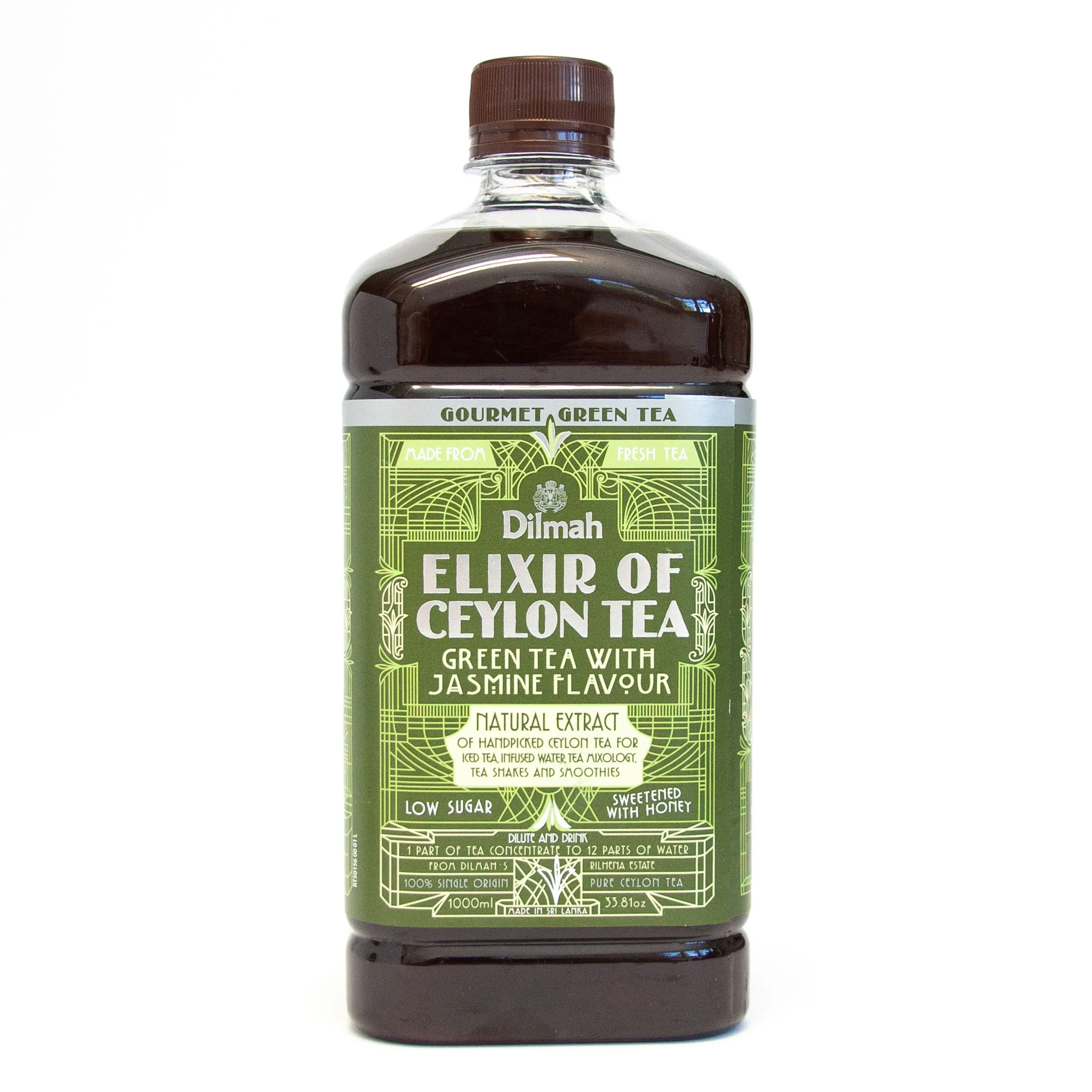 Bottle of Elixir of Green tea with Jasmine flavour
