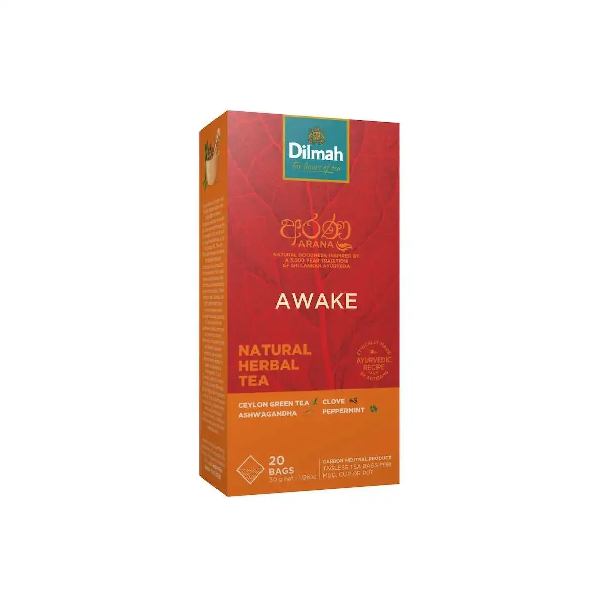 Pack of Arana Awake natural herbal infusion