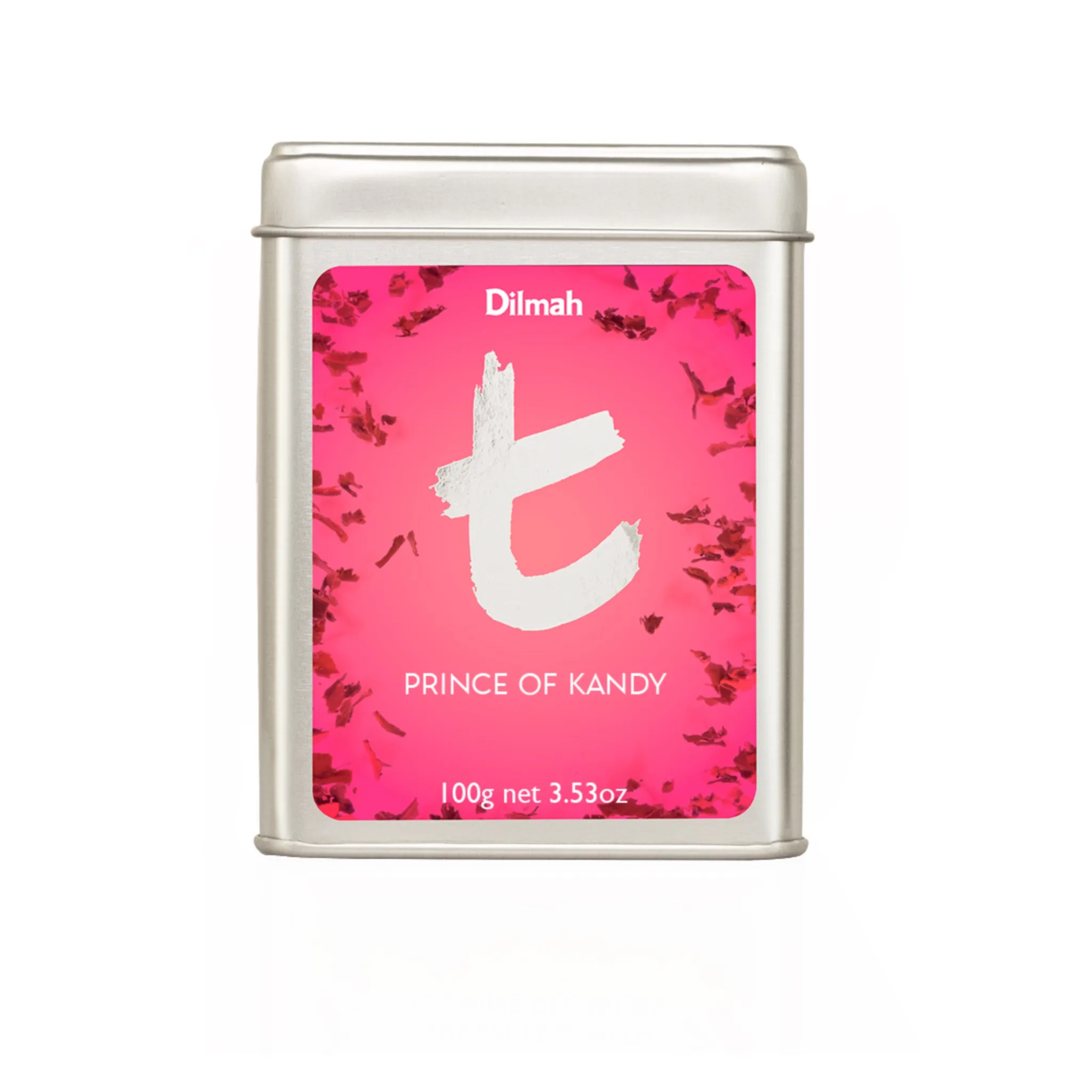 Loose leaf prince of Kandy black tea in tin