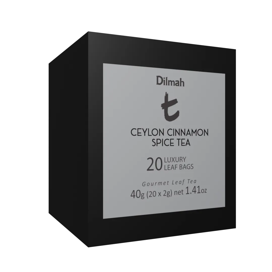 Refill pack of 20 Luxury leaf tea bags of Ceylon cinnamon spice tea