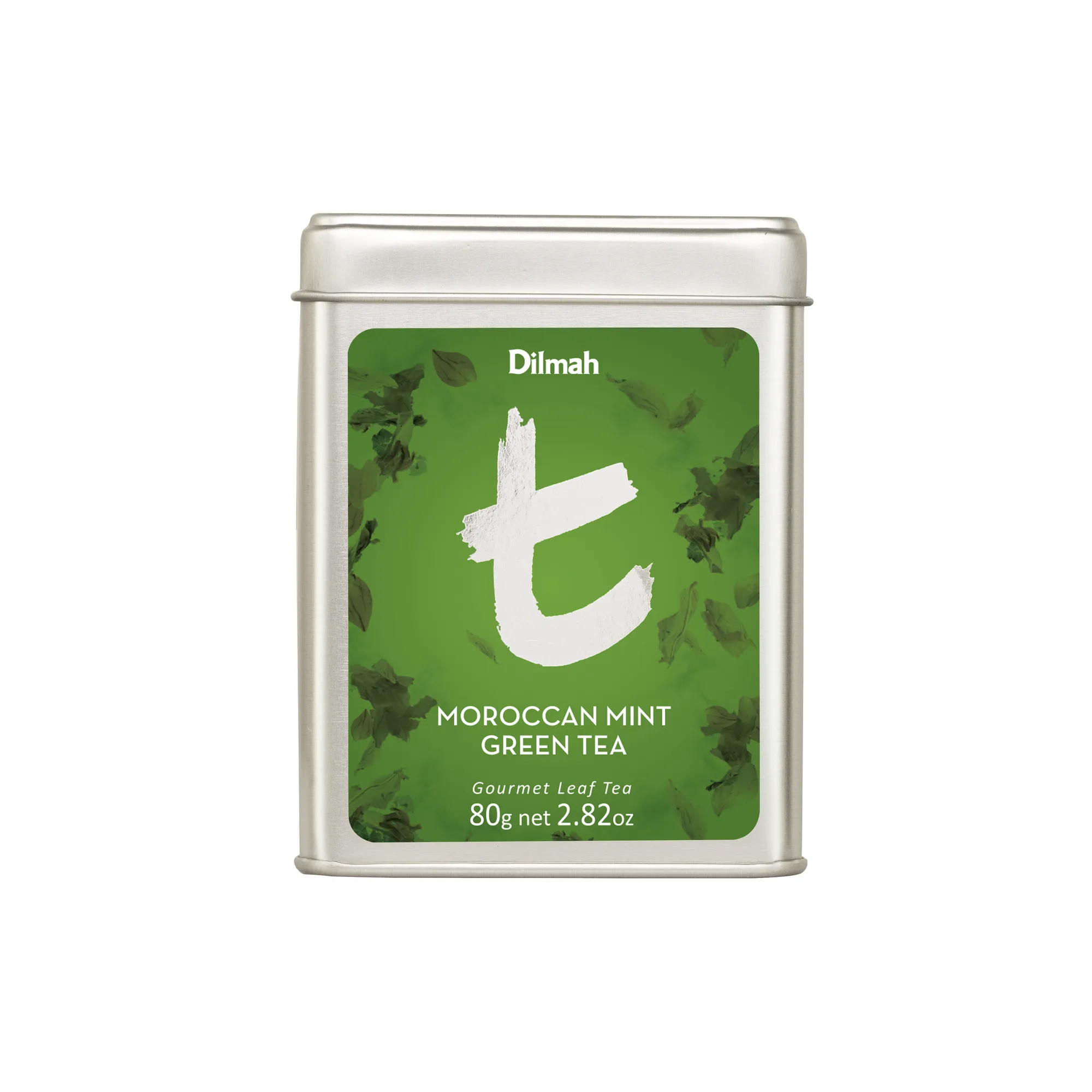 Loose leaf Moroccan Mint Green Tea in tin